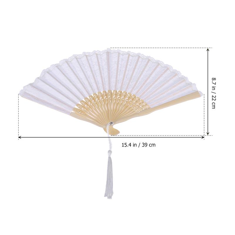 Vintage Style Folding Lace Hand Fan