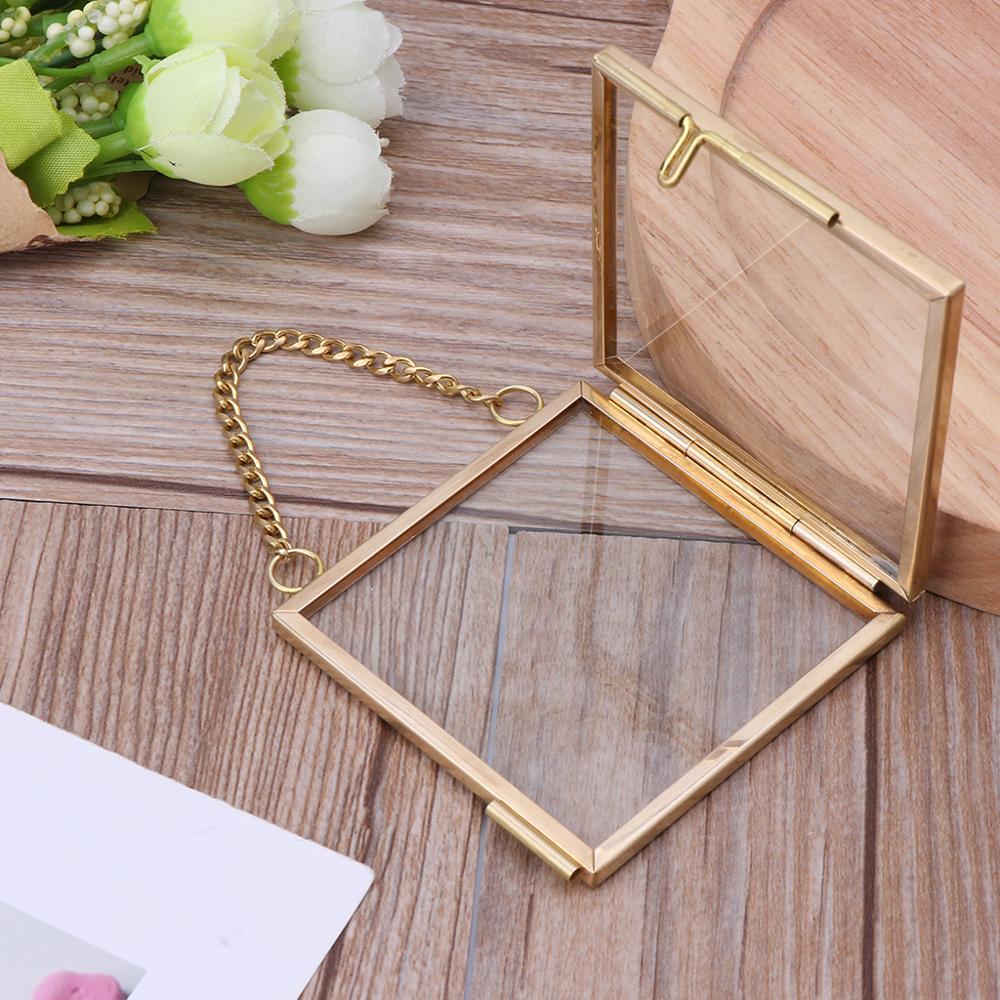 Vintage Style Glass Hanging Photo Frame