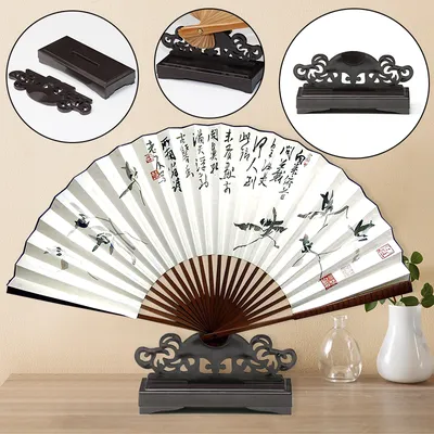 Vintage Style Hand Fan Display Stand