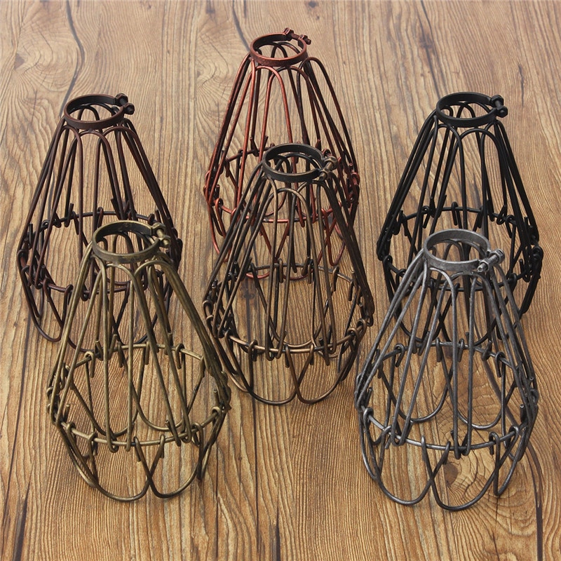 Vintage Style Iron Light Bulb Guard