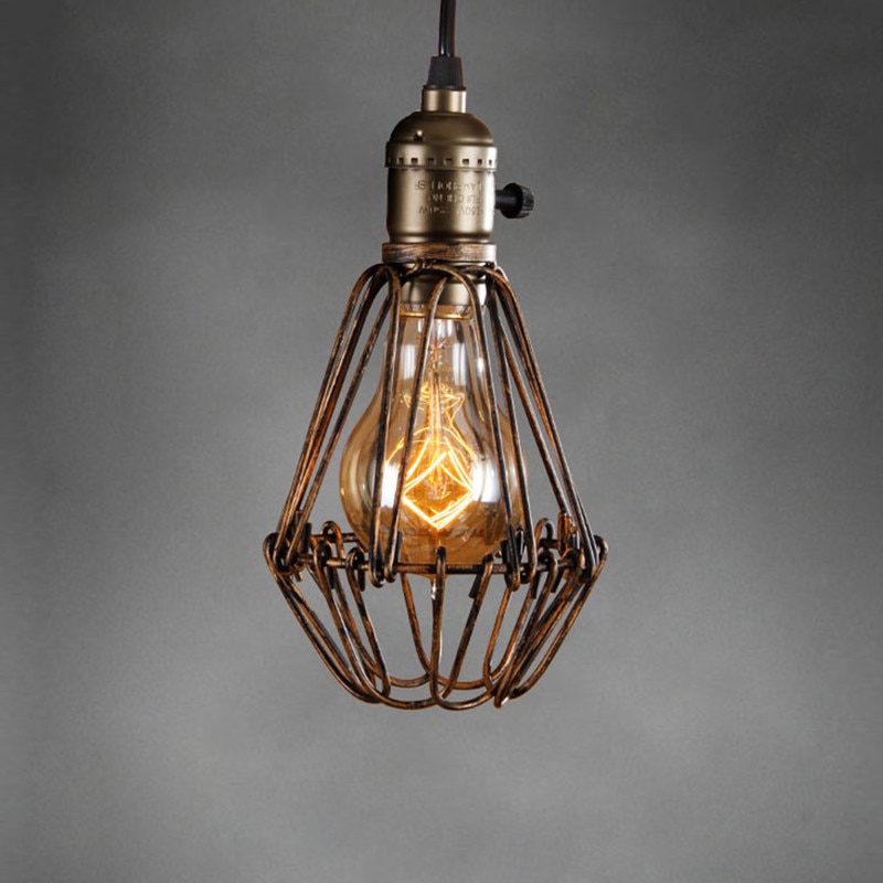 Vintage Style Iron Light Bulb Guard Vintage Style Iron Light Bulb Guard