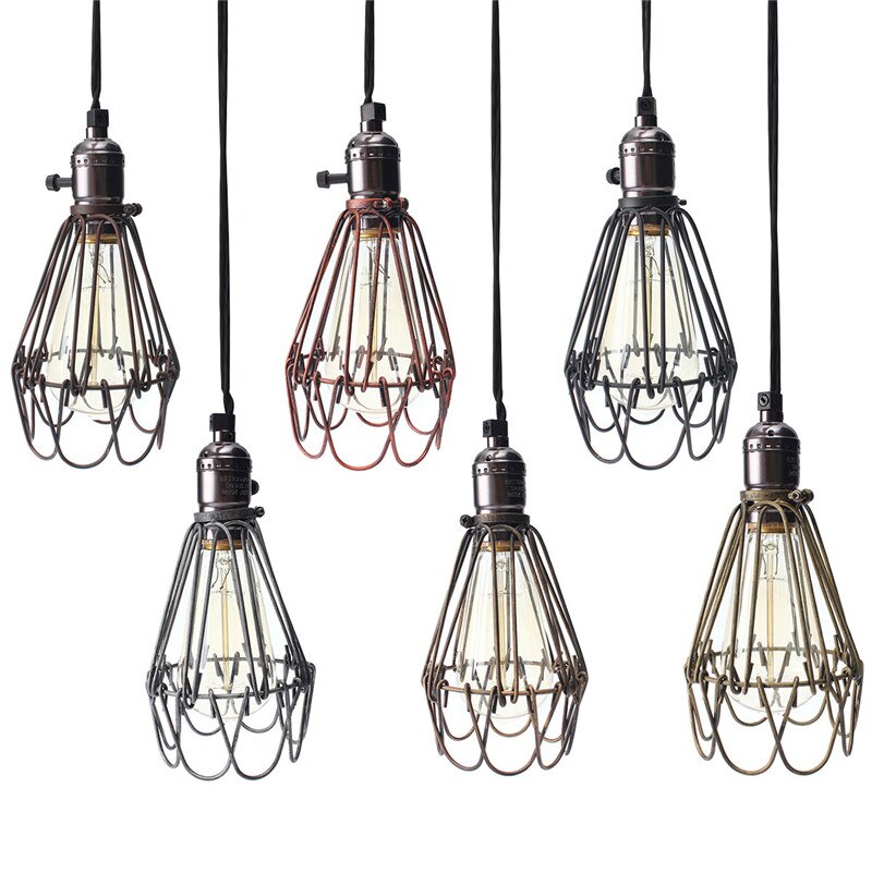 Vintage Style Iron Light Bulb Guard Vintage Style Iron Light Bulb Guard