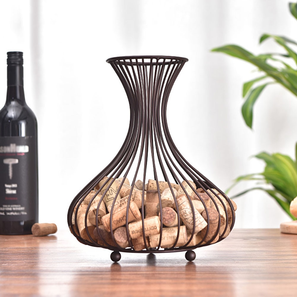Vintage Style Iron Wine Cork Collector Vintage Style Iron Wine Cork Collector