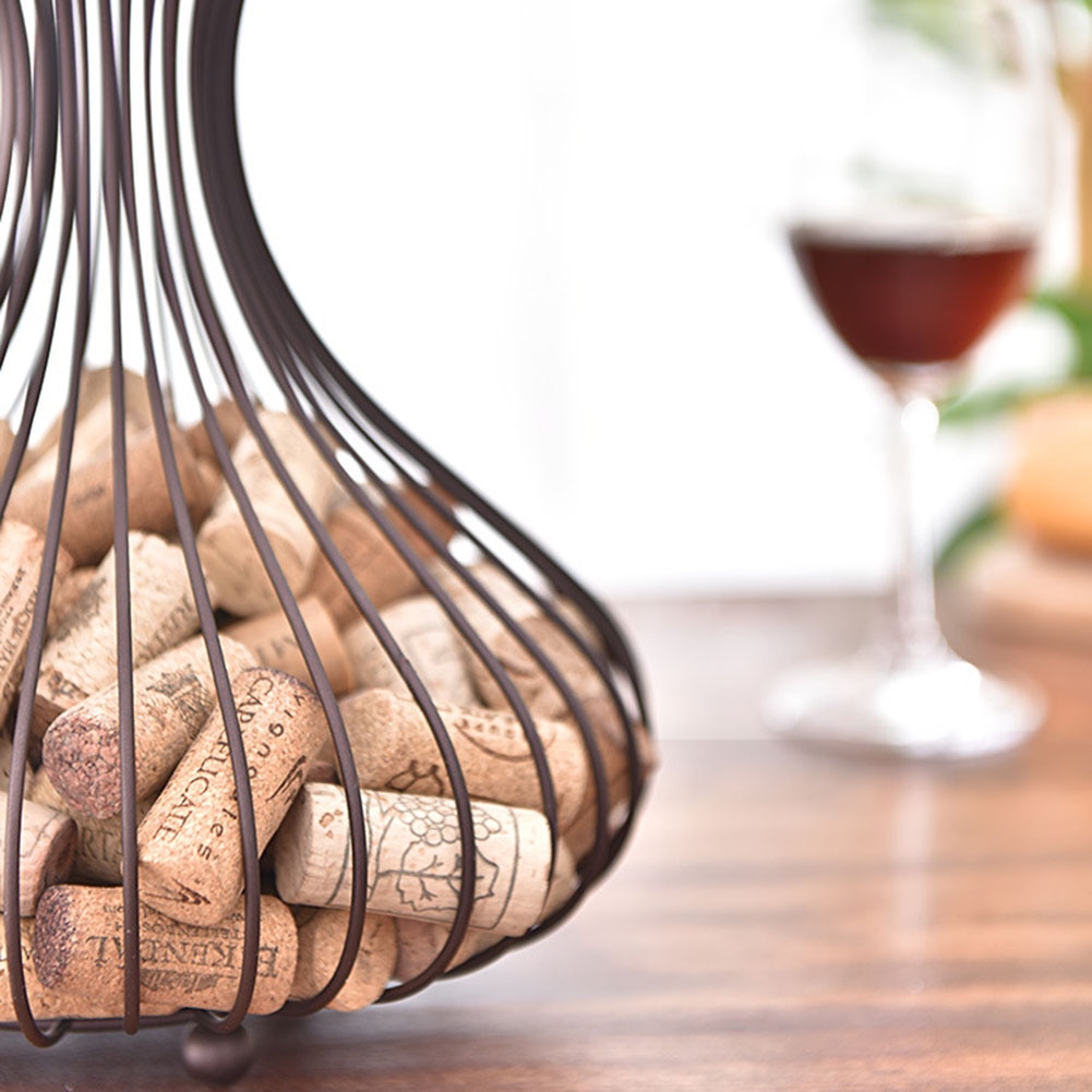 Vintage Style Iron Wine Cork Collector Vintage Style Iron Wine Cork Collector