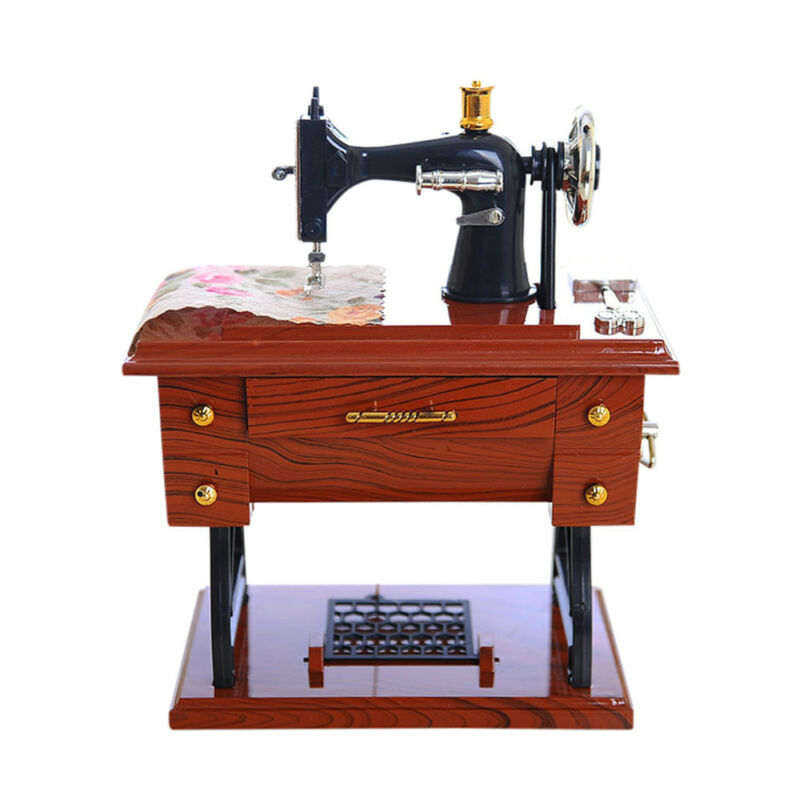 Vintage Style Music Box Sewing Machine
