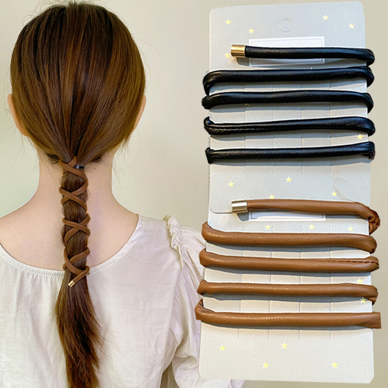 Vintage Style PU Leather Ponytail Wrap Vintage Style PU Leather Ponytail Wrap