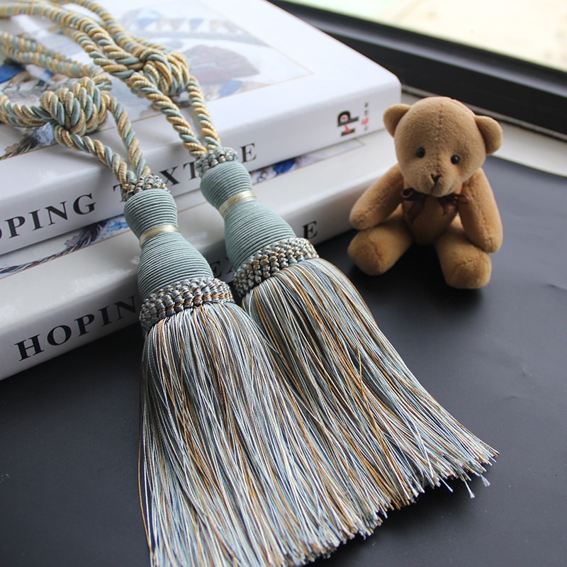 Vintage Style Tassel Curtain Tiebacks (2 Pcs) Vintage Style Tassel Curtain Tiebacks (2 Pcs)