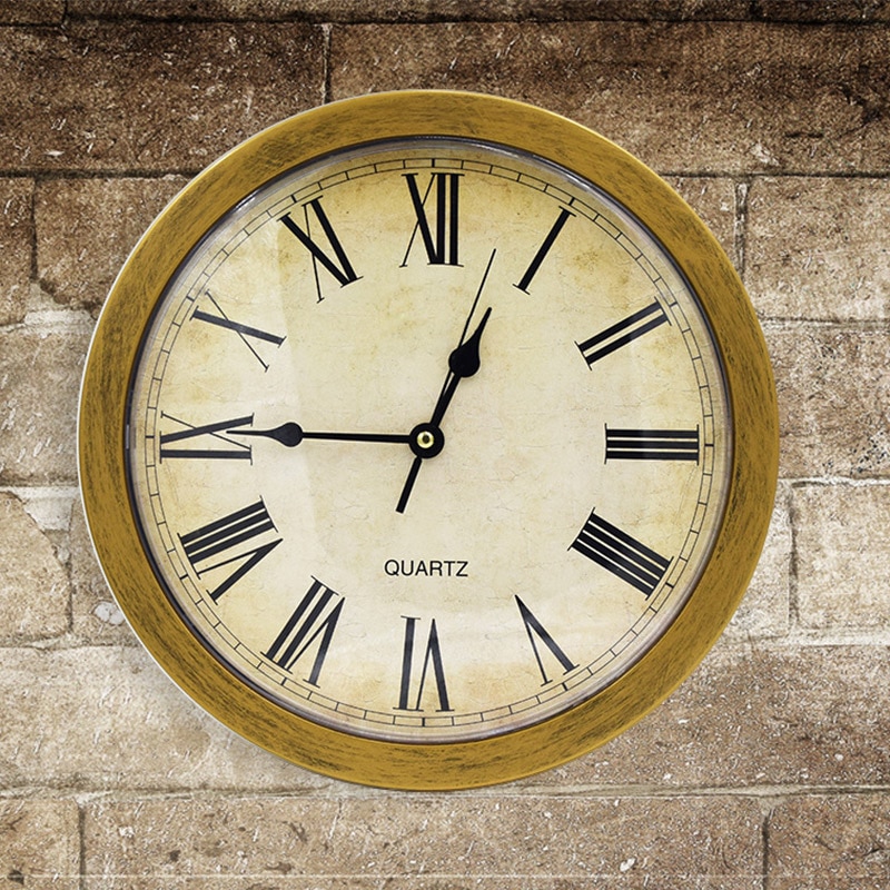 Vintage Style Wall Clock Safe