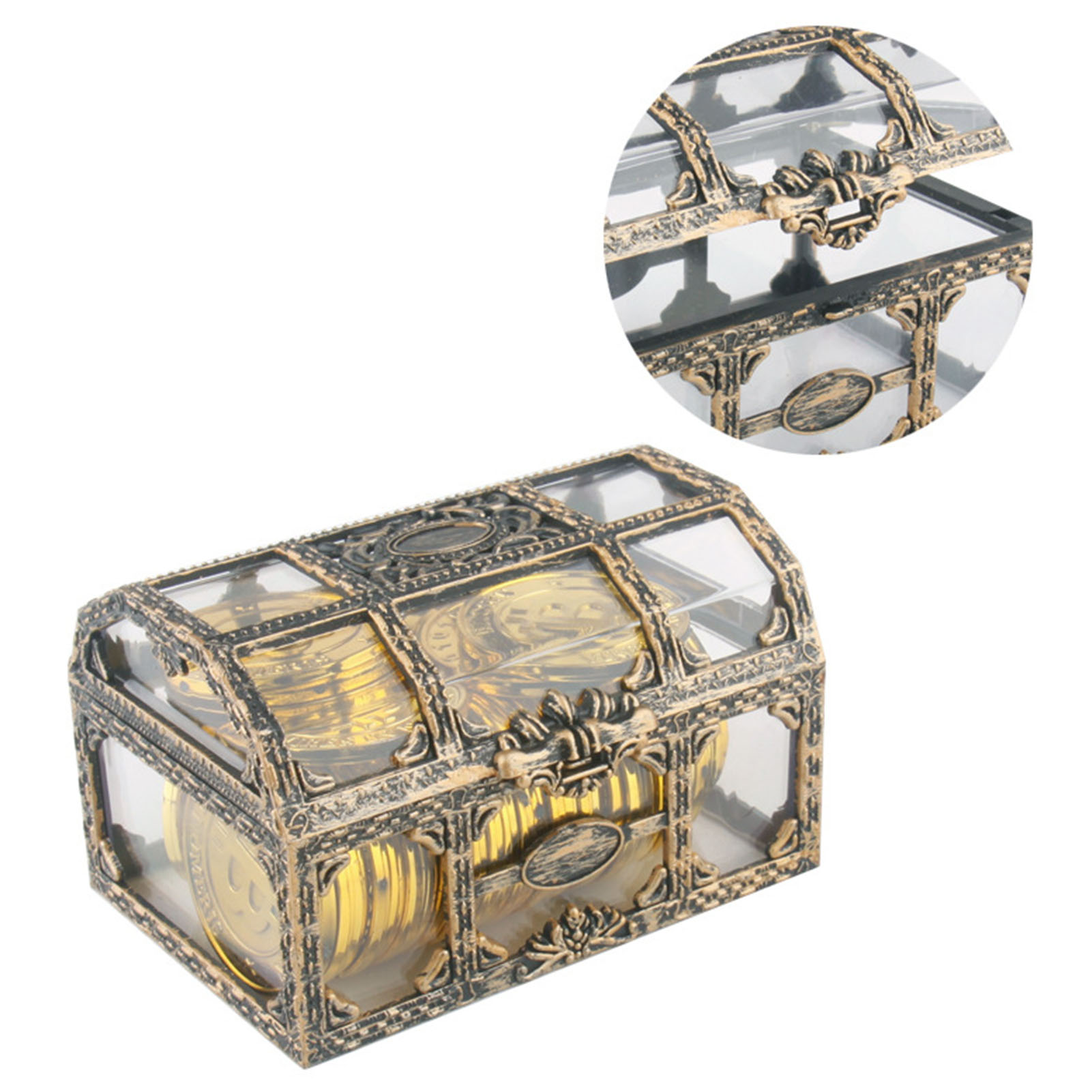Vintage Treasure Chest Storage Box Vintage Treasure Chest Storage Box