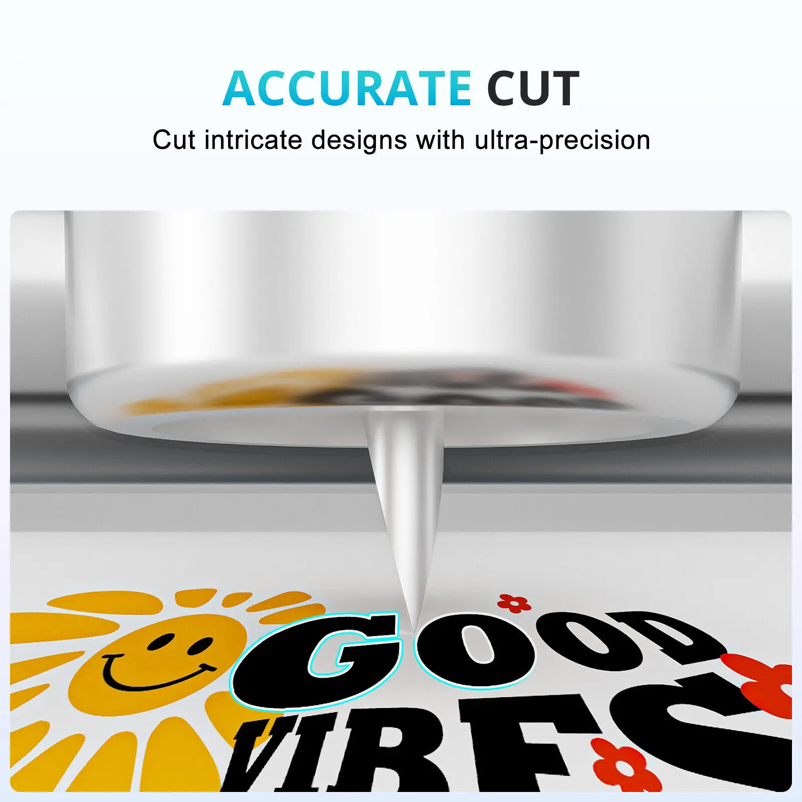 Vinyl Cutter Machine for all Crafts Create Customized Cards Smart Cutting Machine Compatible with iOS Android Windows