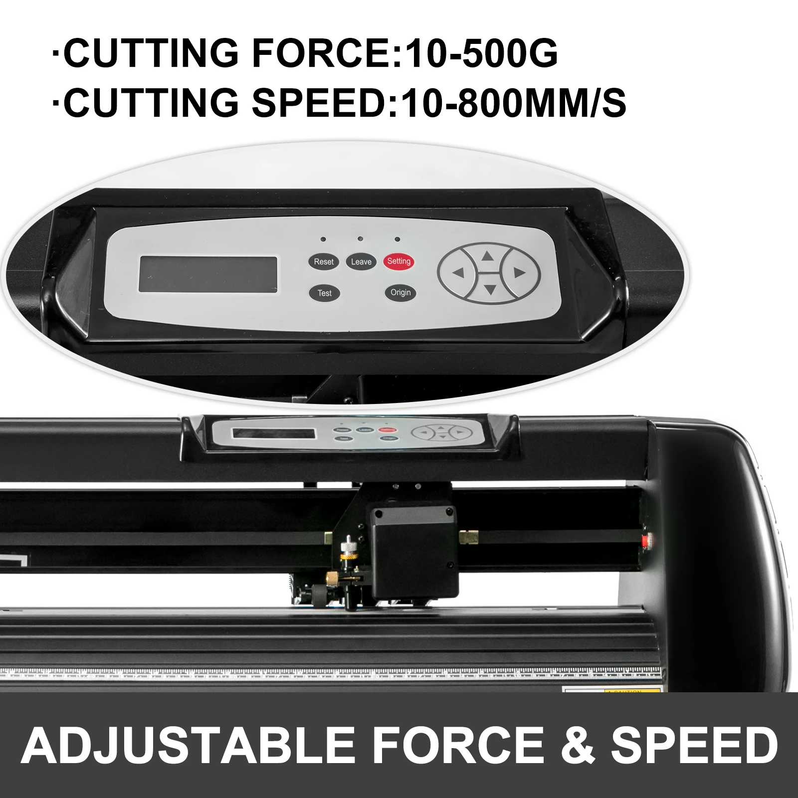 Vinyl Cutting 34 Inch Plotter Cutter Machine with 3 Blades and SIGNMASTER Software Kit for