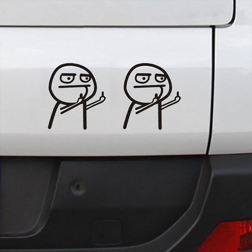 Vinyl Middle Finger Car Sticker Vinyl Middle Finger Car Sticker
