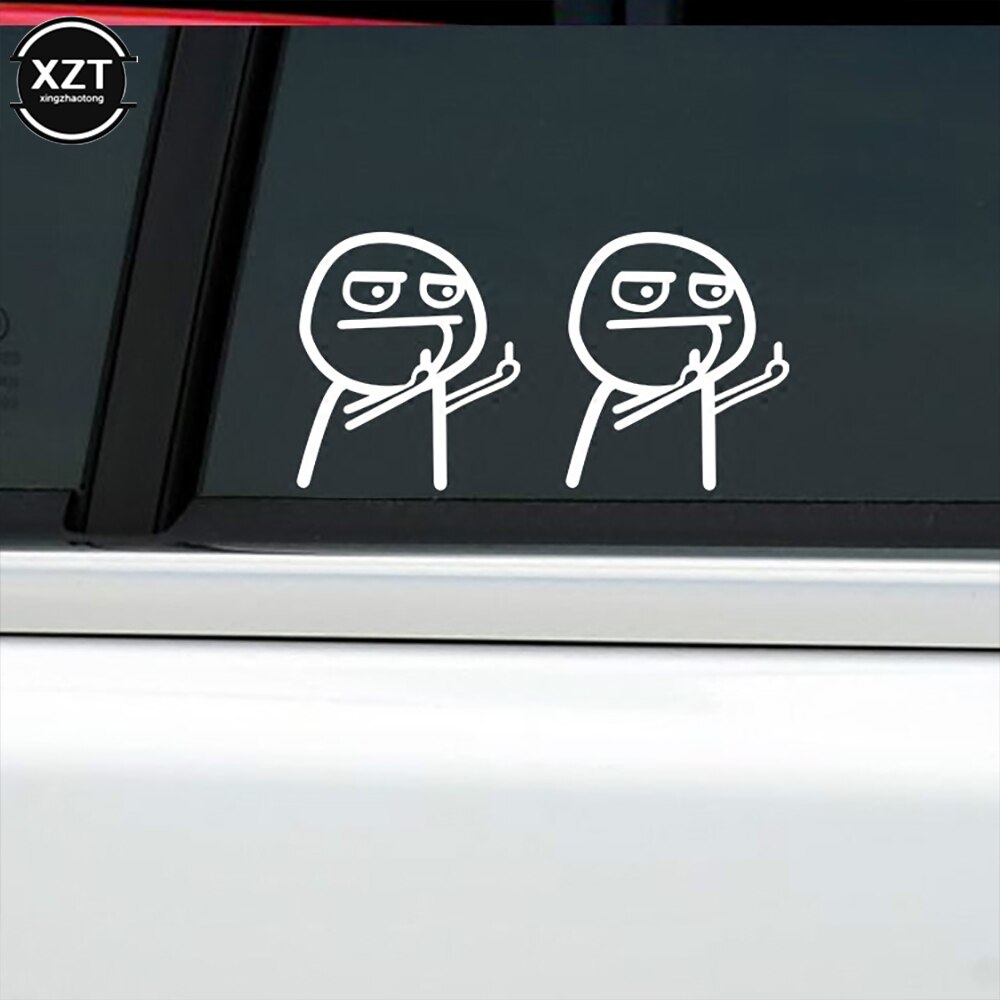 Vinyl Middle Finger Car Sticker Vinyl Middle Finger Car Sticker