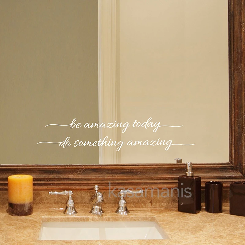 Vinyl Mirror Affirmation Sticker Vinyl Mirror Affirmation Sticker