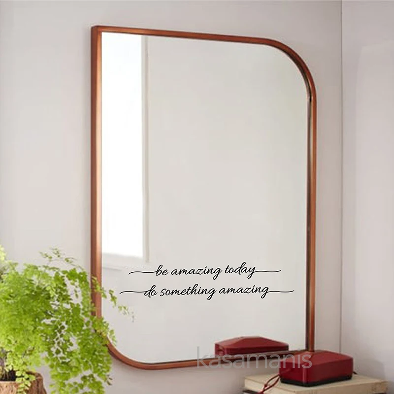 Vinyl Mirror Affirmation Sticker Vinyl Mirror Affirmation Sticker