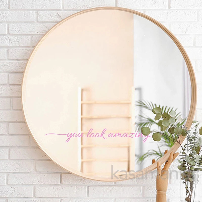 Vinyl Mirror Affirmation Sticker Vinyl Mirror Affirmation Sticker