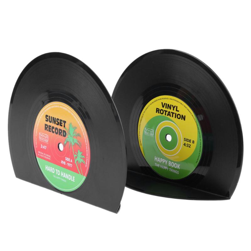 Vinyl Record Bookends (Set of 2) Vinyl Record Bookends (Set of 2)