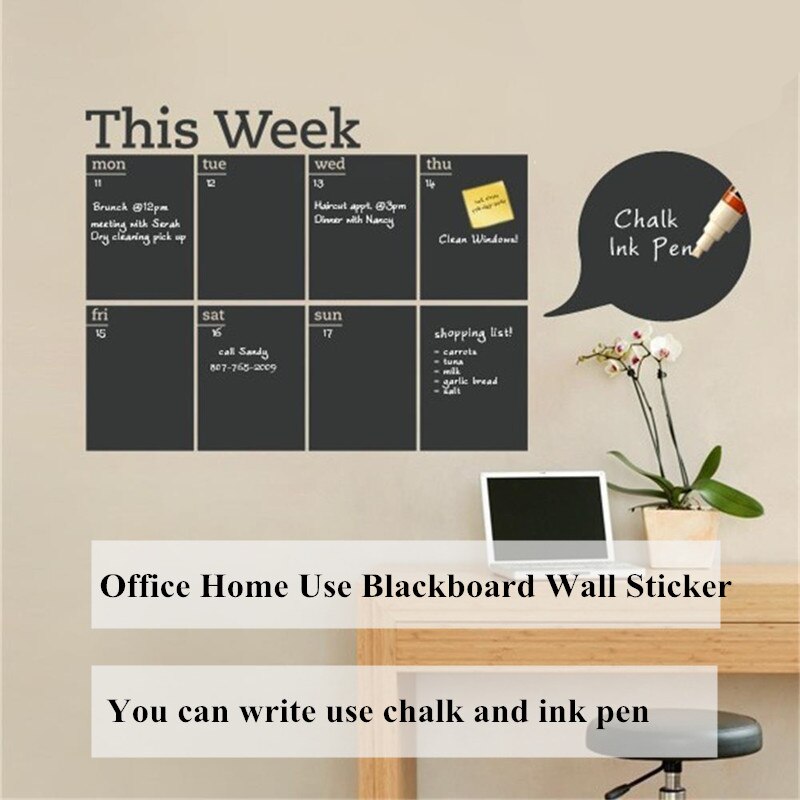 Vinyl Weekly Wall Planner Sticker Vinyl Weekly Wall Planner Sticker