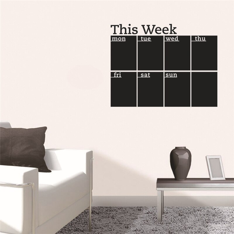 Vinyl Weekly Wall Planner Sticker Vinyl Weekly Wall Planner Sticker