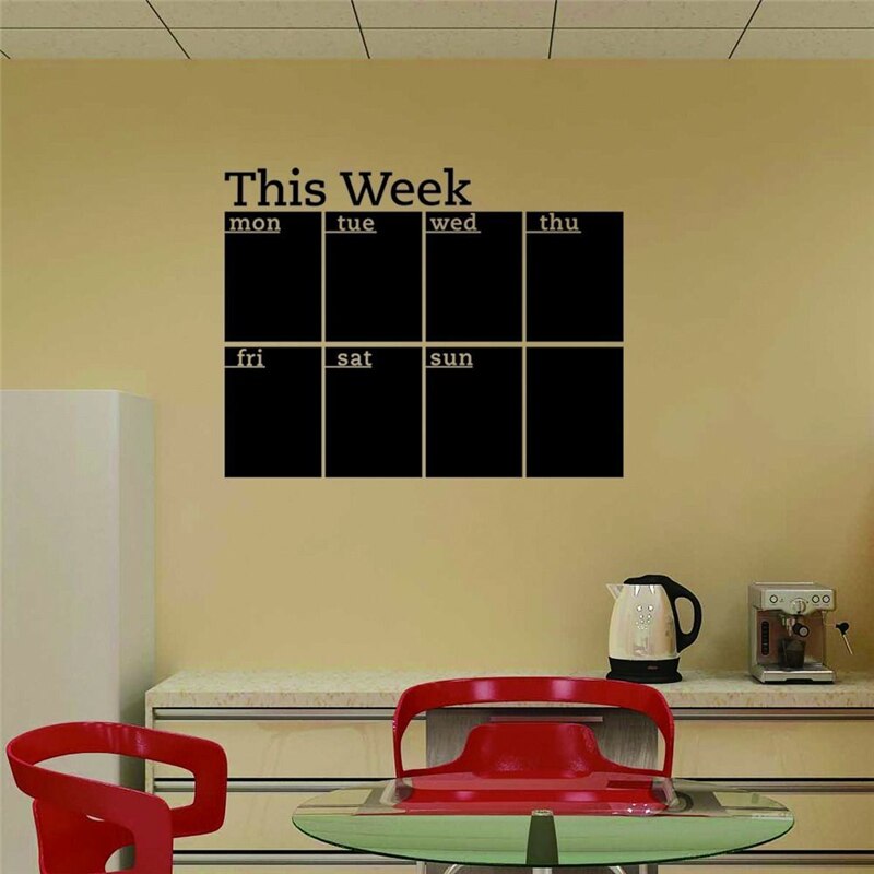Vinyl Weekly Wall Planner Sticker Vinyl Weekly Wall Planner Sticker