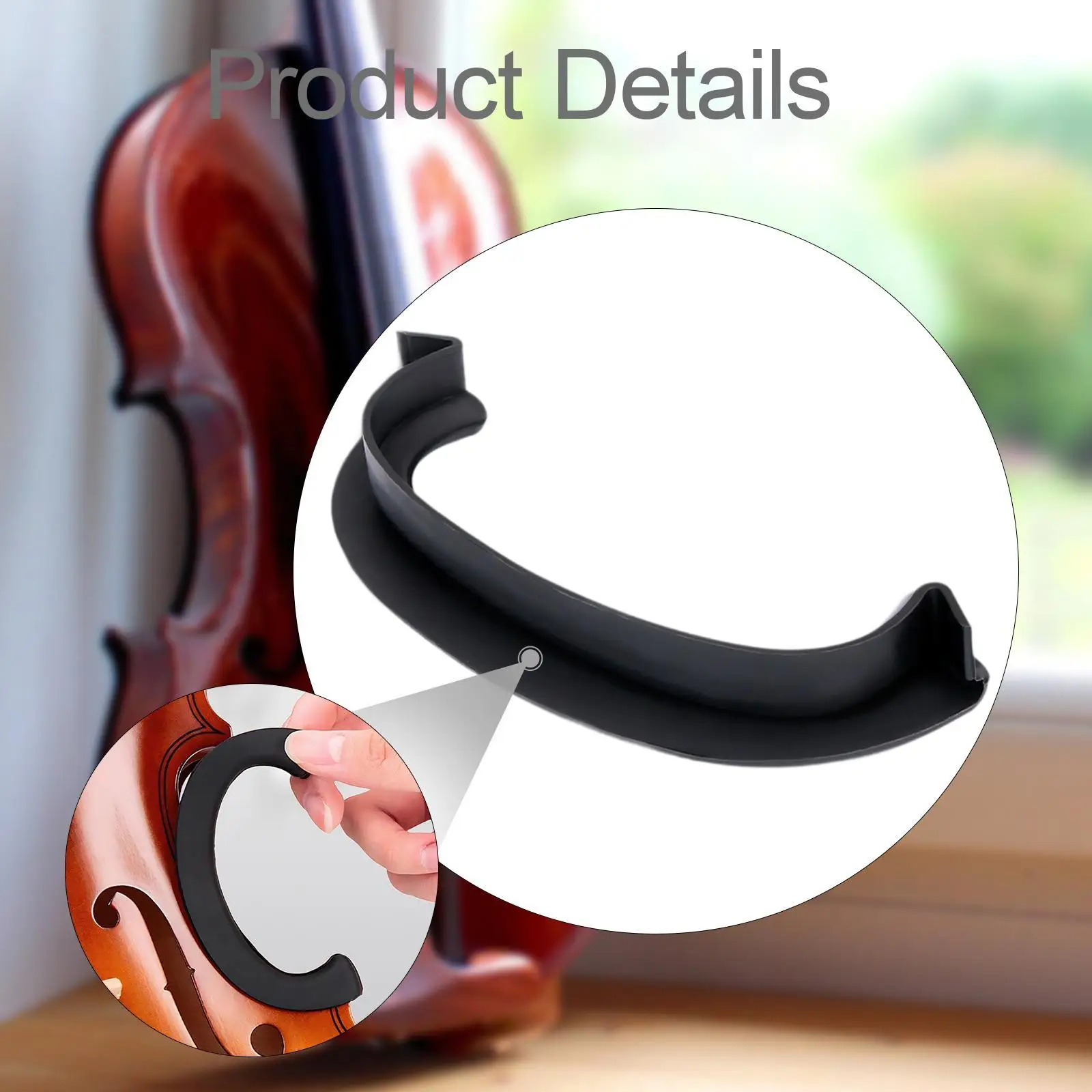 Violin Waist Protector Cover Replace, Professional Easy Installation Waist Side Protection, Instrument Accessory for Violin Waist Protector Cover Replace, Professional Easy Installation Waist Side Protection, Instrument Accessory for