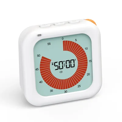 Visual Timer Digital Countdown Timer 60-Minute Silent Classroom Timer Management Tool for Home School Office Kitchen