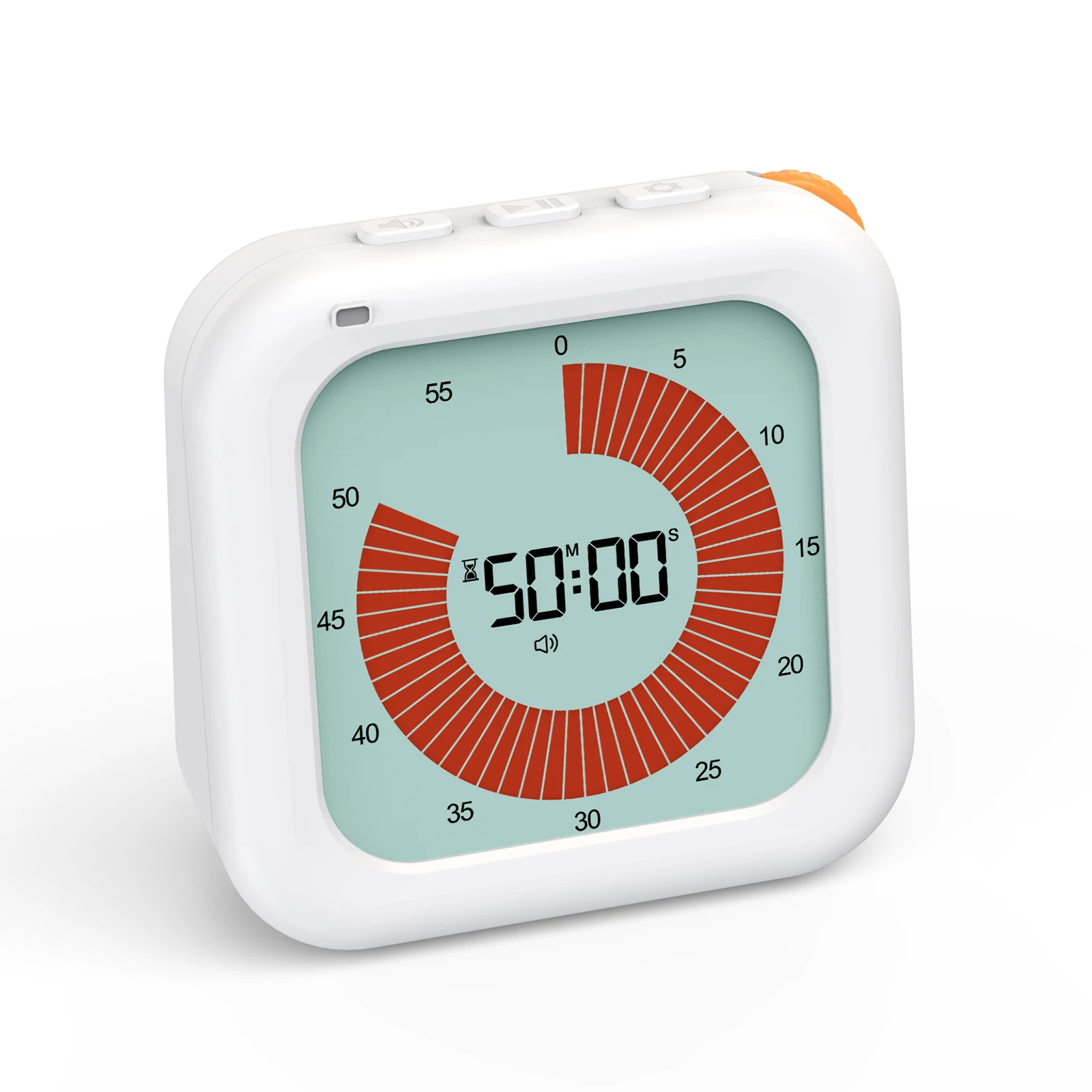 Visual Timer Digital Countdown Timer 60-Minute Silent Classroom Timer Management Tool for Home School Office Kitchen