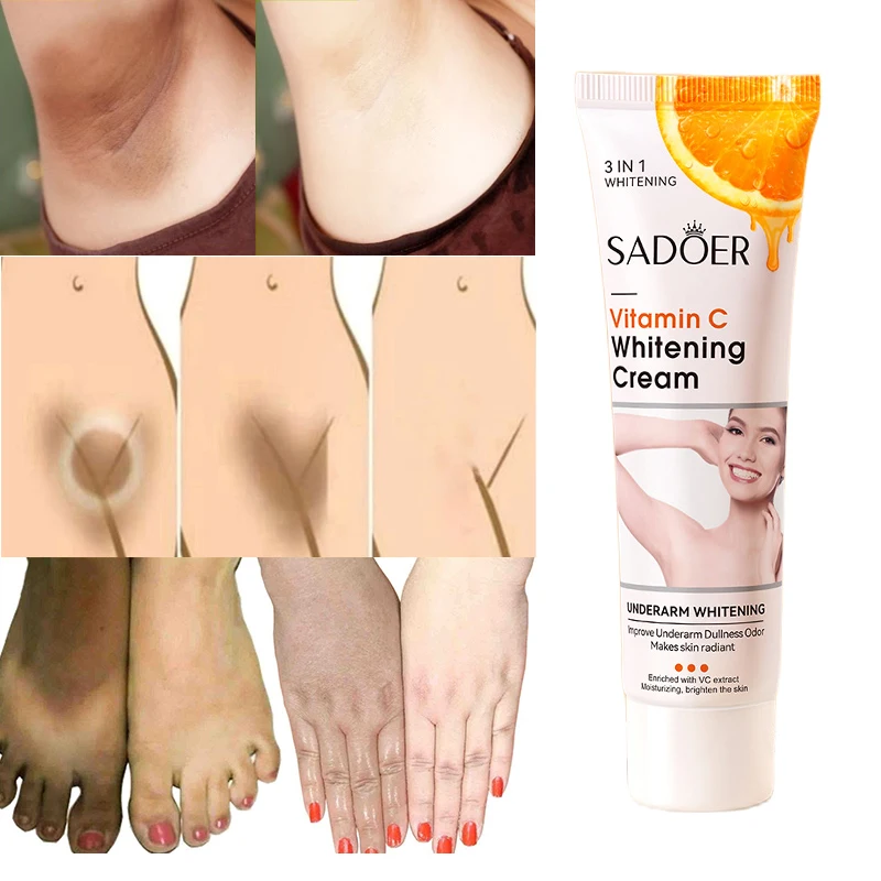 Vitamin C Brighten Cream Brightening Skin Cream Lightening Melanin Bleaching Armpits Elbows Knees Moisturizing Body Vitamin C Brighten Cream Brightening Skin Cream Lightening Melanin Bleaching Armpits Elbows Knees Moisturizing Body