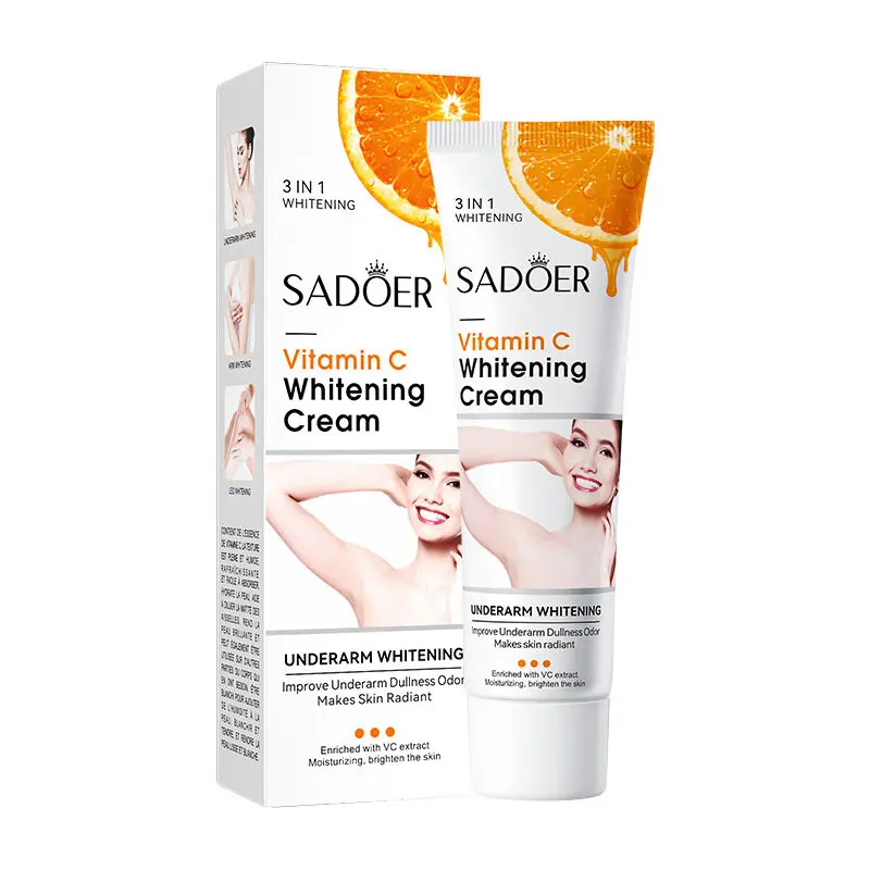 Vitamin C Brighten Cream Brightening Skin Cream Lightening Melanin Bleaching Armpits Elbows Knees Moisturizing Body