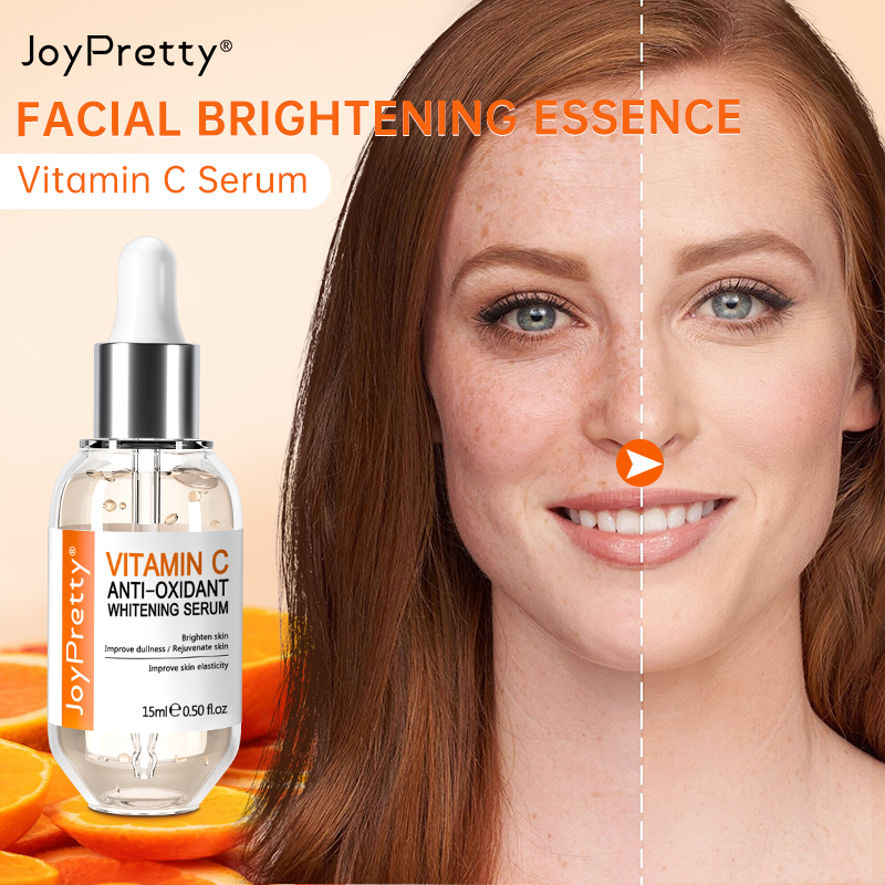 Vitamin C Face Serum Whitening Anti Dark Spot Hyaluronic Acid Facial Essence Skin Care Beauty Health