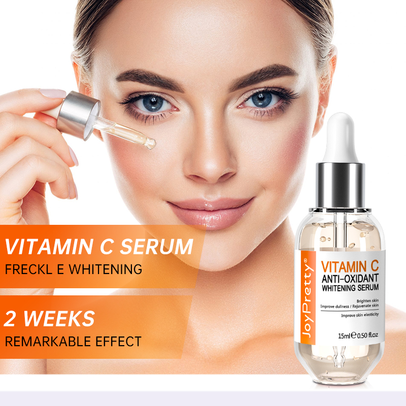 Vitamin C Face Serum Whitening Anti Dark Spot Hyaluronic Acid Facial Essence Skin Care Beauty Health