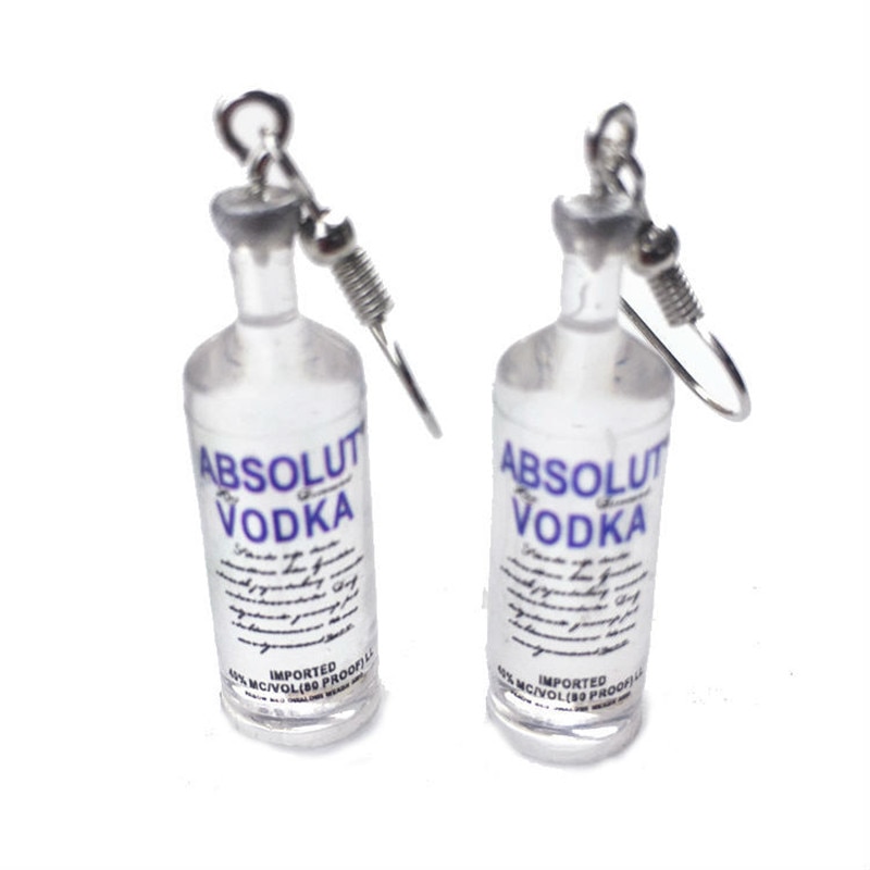 Vodka Earrings Party Fashion Accessory Vodka Earrings Party Fashion Accessory