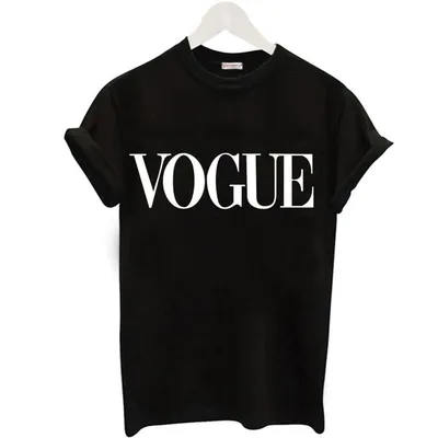 Vogue T Shirt Casual Tops for Women Vogue T Shirt Casual Tops for Women