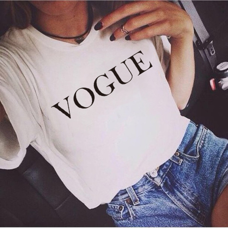 Vogue T Shirt Casual Tops for Women Vogue T Shirt Casual Tops for Women