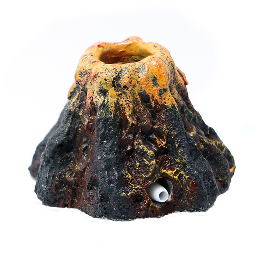 Volcano Fish Tank Decoration Volcano Fish Tank Decoration