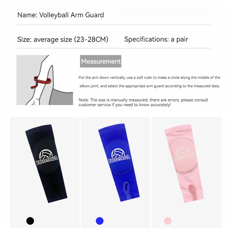 Volleyball Arm Sleeves with Protection Pads (2 pcs) Volleyball Arm Sleeves with Protection Pads (2 pcs)