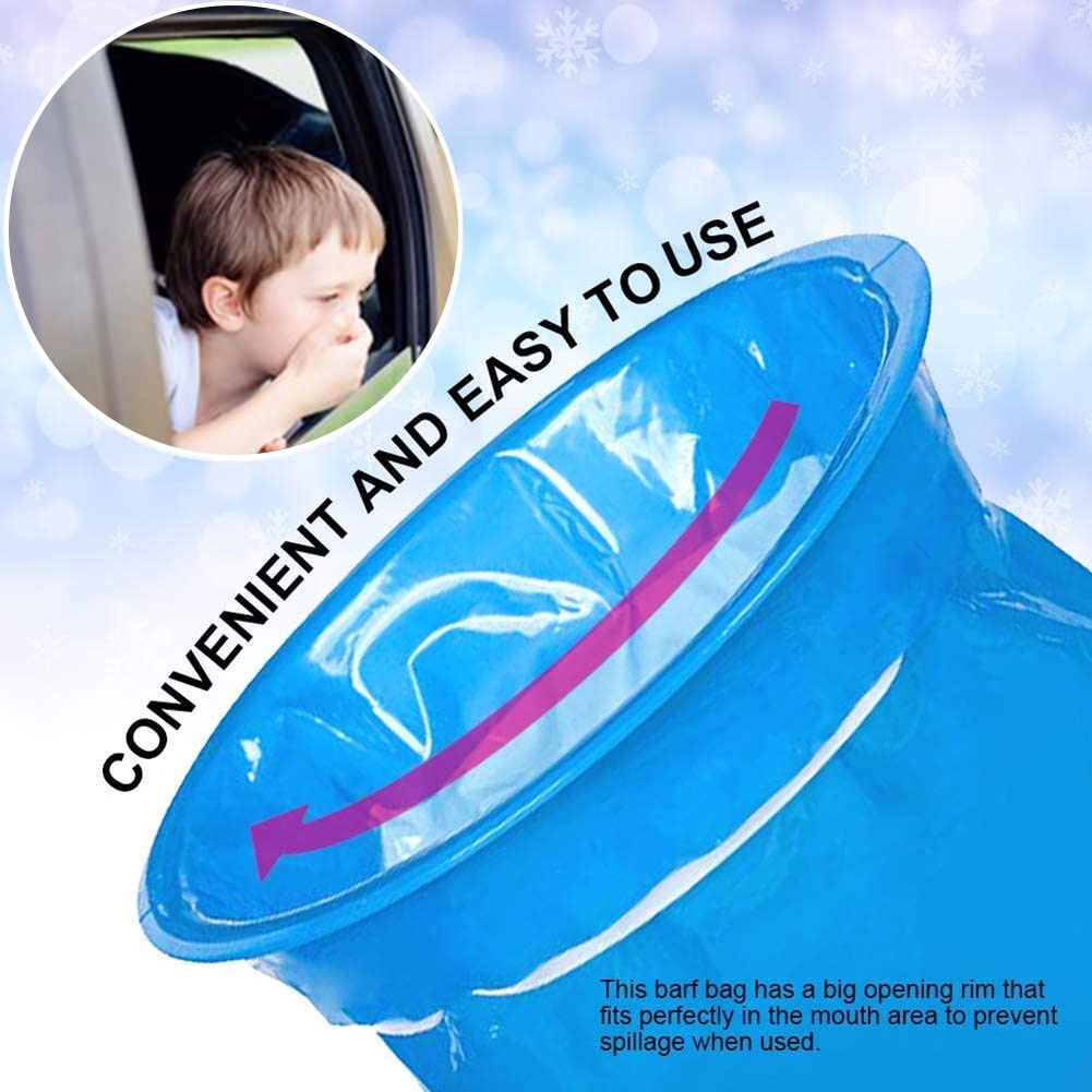 Vomit Bags Motion Sickness Bag (25 PCs) Vomit Bags Motion Sickness Bag (25 PCs)