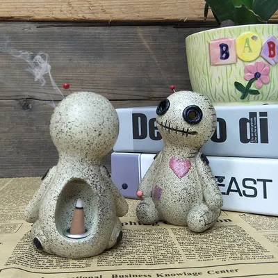 Voodoo Doll Cone Burner Incense Holder