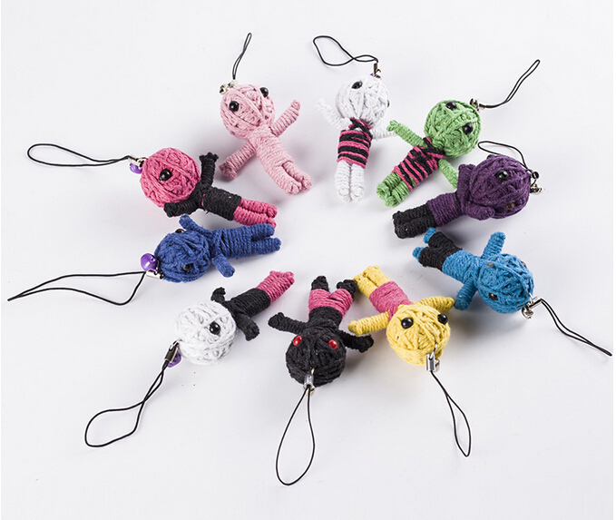 Voodoo Doll Keychain Bag Accessory (5 pcs)