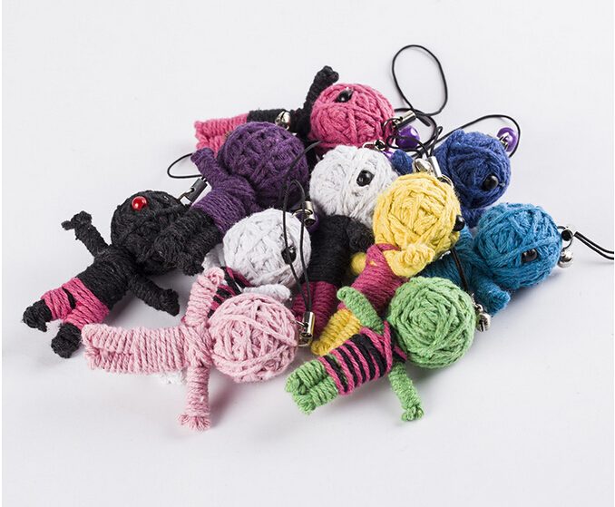 Voodoo Doll Keychain Bag Accessory (5 pcs)