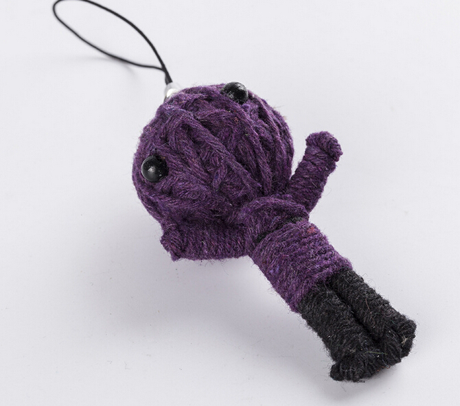 Voodoo Doll Keychain Bag Accessory (5 pcs)