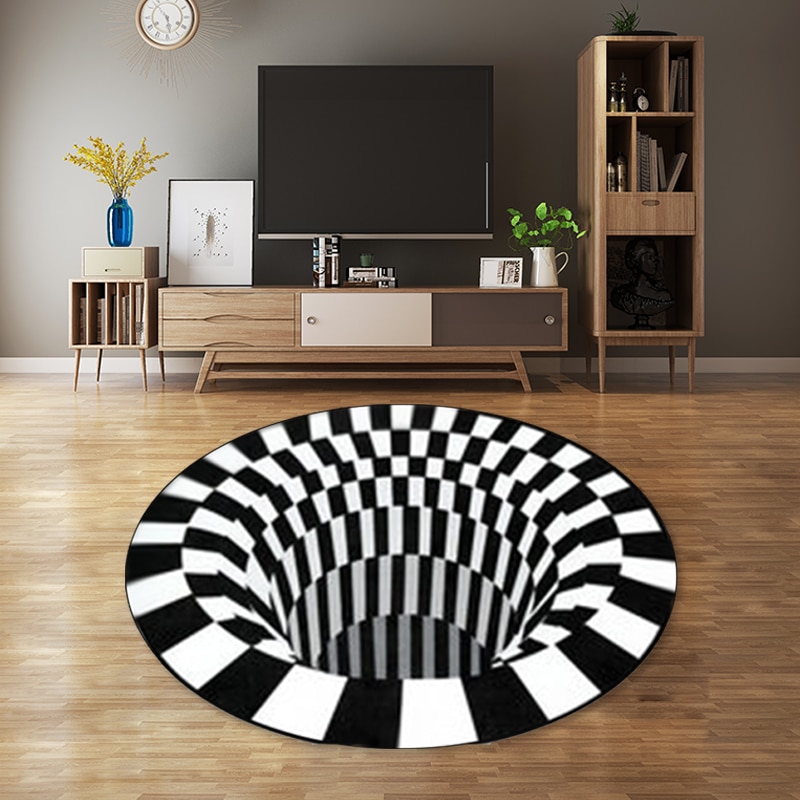 Vortex Illusion Rug 3D Decor Mat