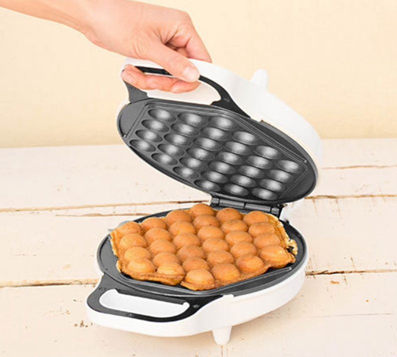 Waffle Maker Bubble Press