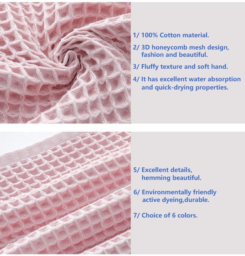 Waffle Towel Absorbent Bath Towel Waffle Towel Absorbent Bath Towel