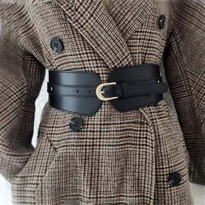 Waist Leather Belt Fashion Buckle