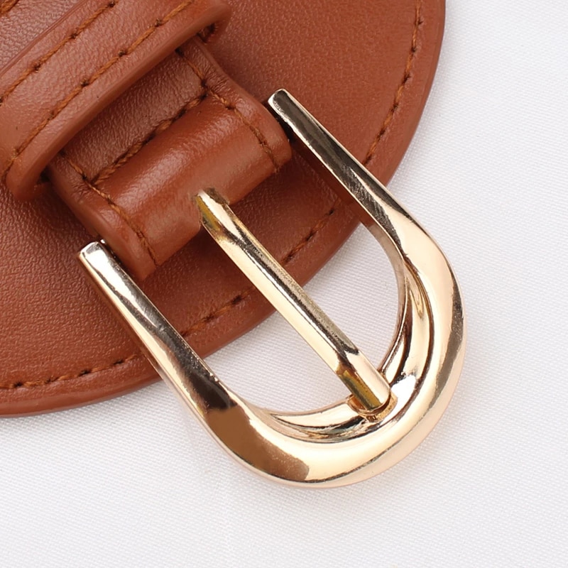 Waist Leather Belt Fashion Buckle