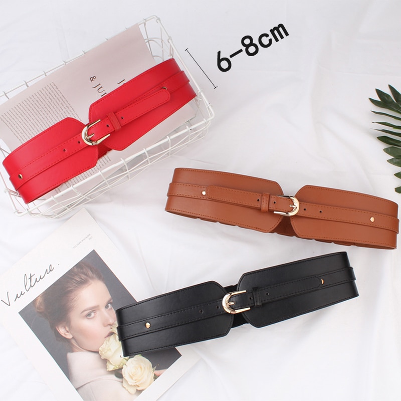 Waist Leather Belt Fashion Buckle