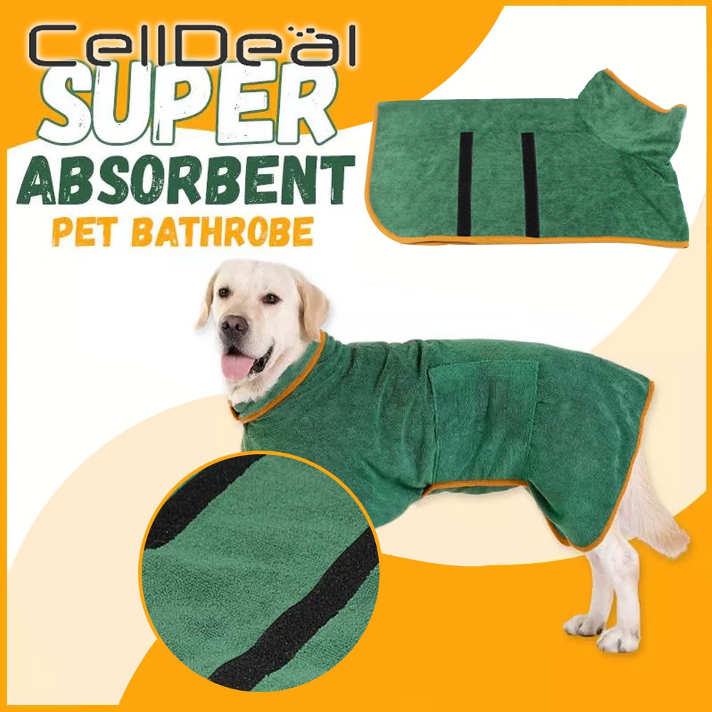 Waist Wrapped Microfibre Dog Robe Waist Wrapped Microfibre Dog Robe