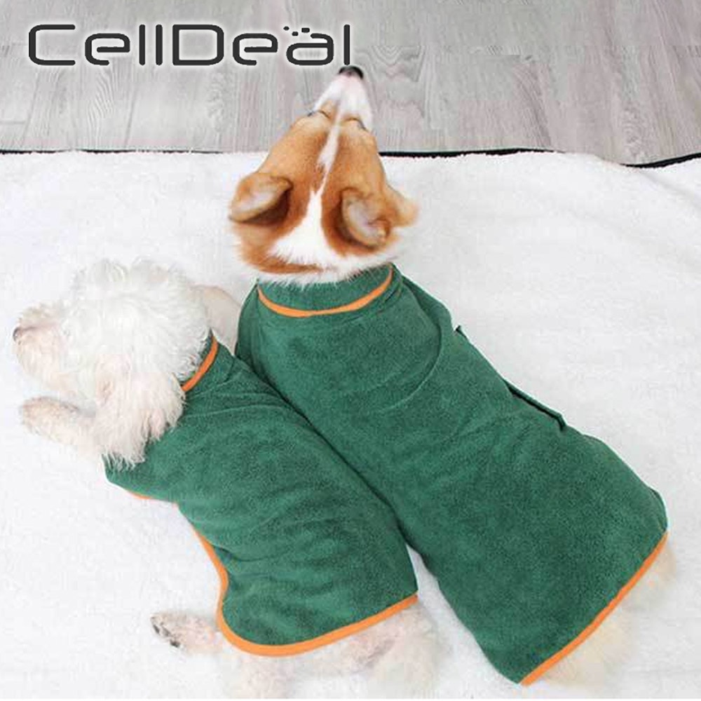 Waist Wrapped Microfibre Dog Robe Waist Wrapped Microfibre Dog Robe
