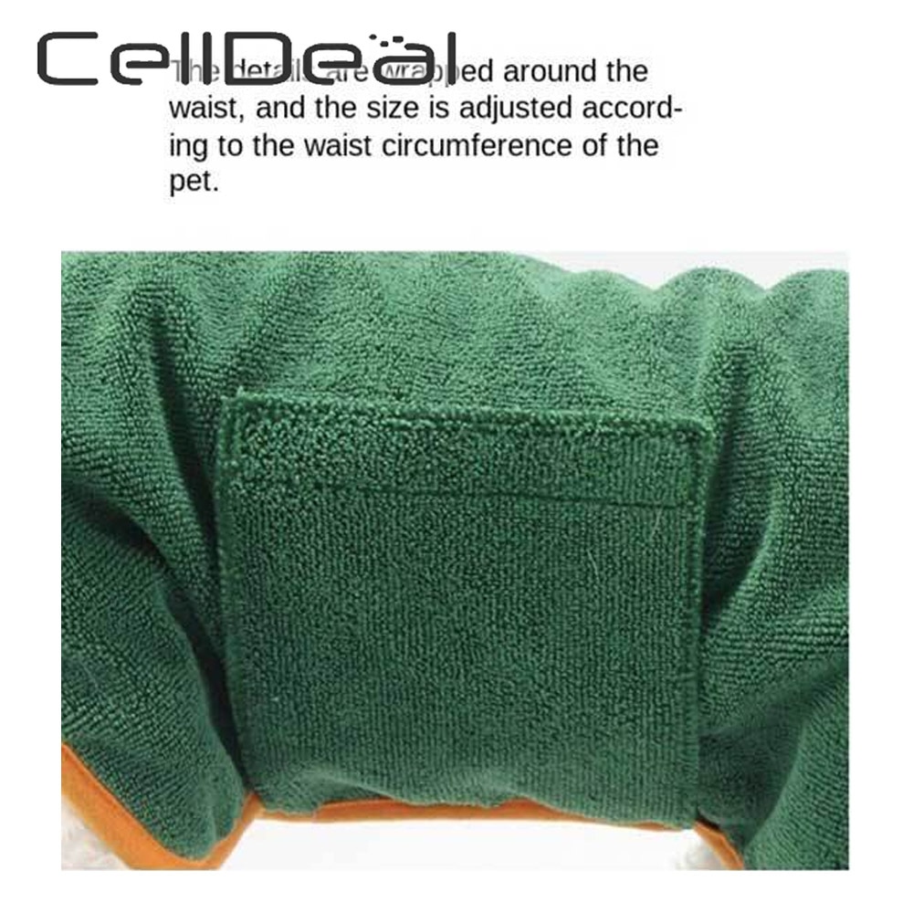 Waist Wrapped Microfibre Dog Robe Waist Wrapped Microfibre Dog Robe